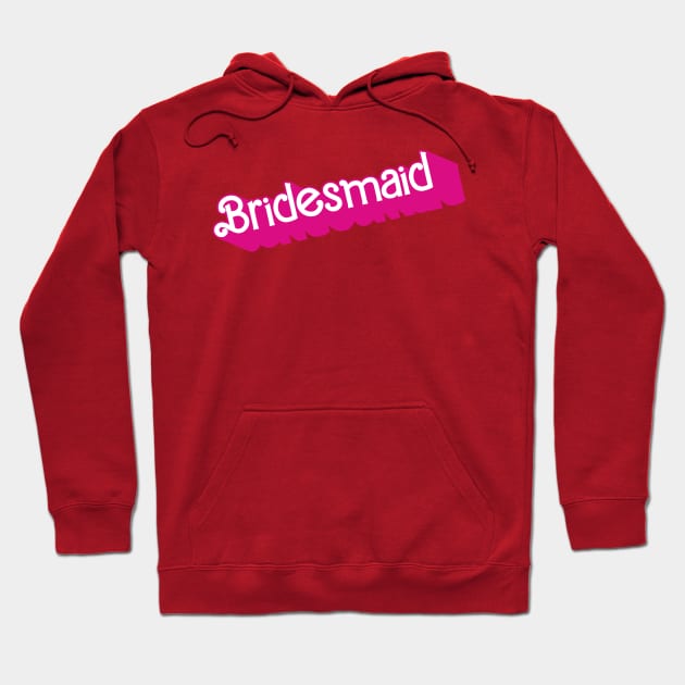 Bridesmaid Barbie logo Hoodie by byb